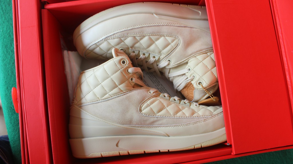 Don C x New Air Jordan 2 Beach All White Shoes